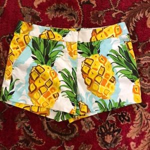 Trina Turk pineapple shorts